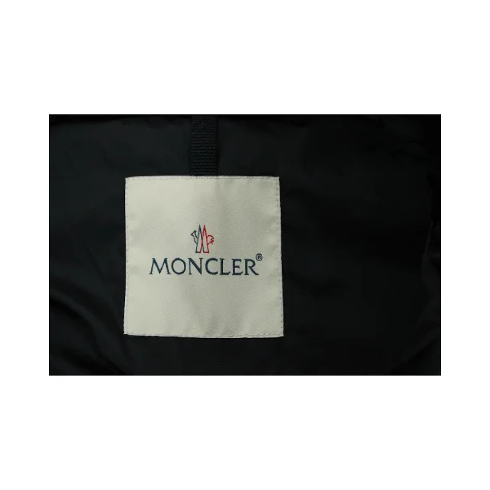 Moncler Pre-owned Polyester outerwear Black Heren