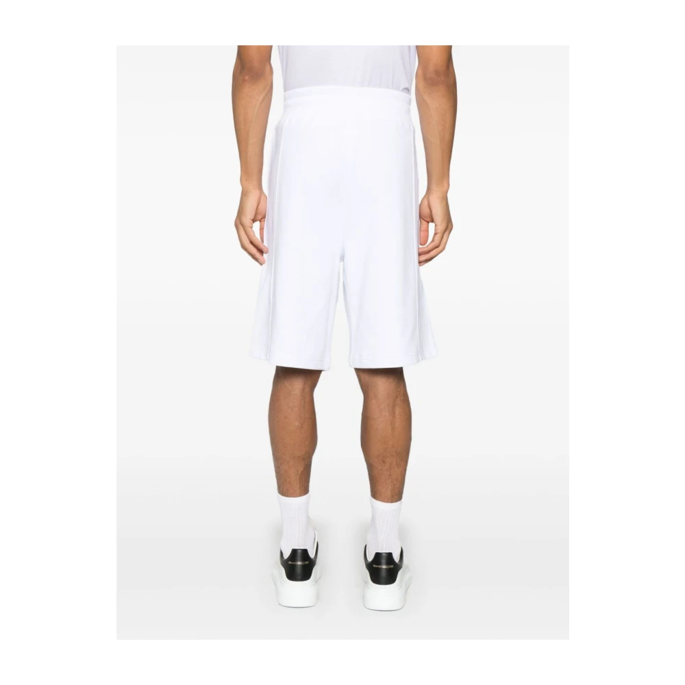 Versace Jeans Couture Witte en Gouden Shorts White Heren