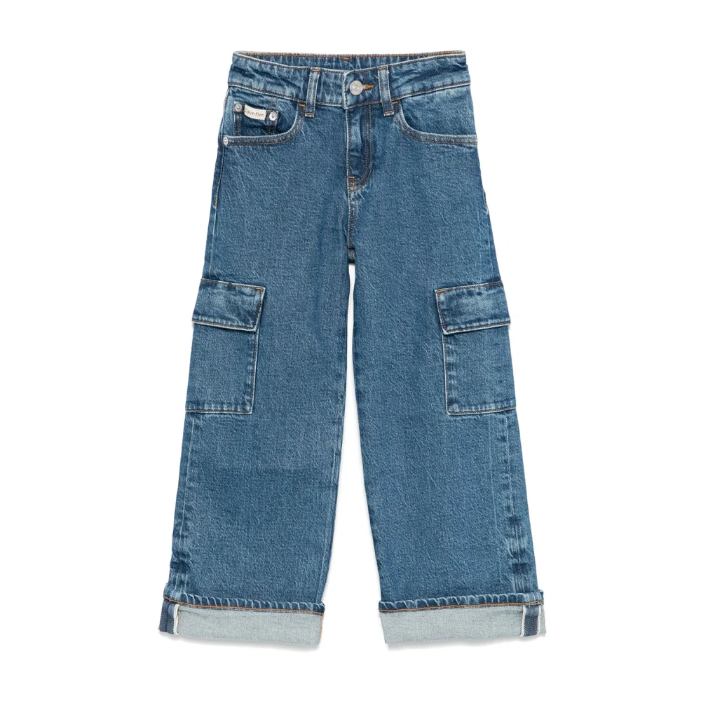 Calvin Klein Jeans Boys Blue Denim Jeans - Jeans - 16 Y - Kids