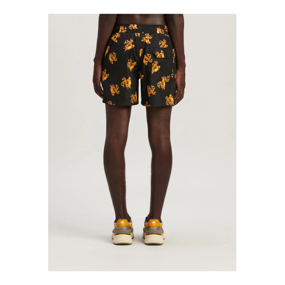 Palm Angels Brandend Monogram Kostuum Black Heren