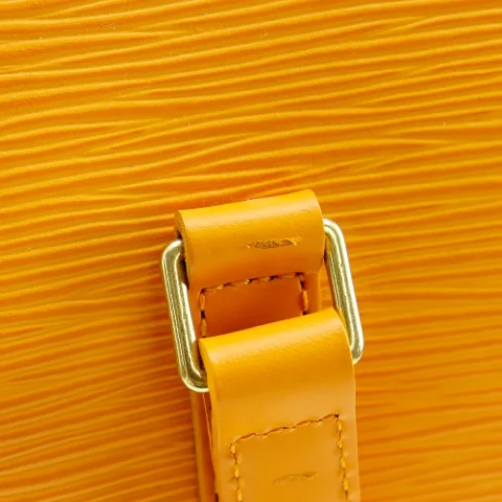 Louis Vuitton Vintage Pre-owned Leather handbags Orange Dames