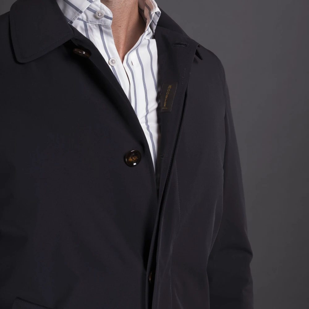 Moorer Elegante Acqua Line Jas Hoes Blue Heren