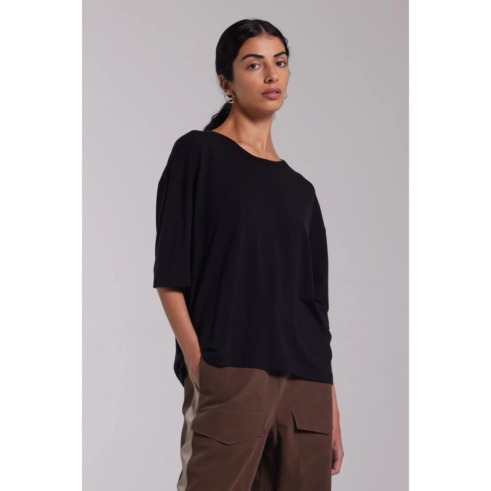 Stutterheim Merino Wol Thermoshirt voor Vrouwen Black Dames