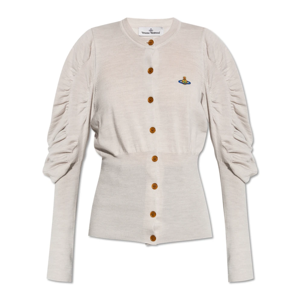 Vivienne Westwood Vrouw Beige Truien & Vesten Dames, L, Wol, Wollen Vest