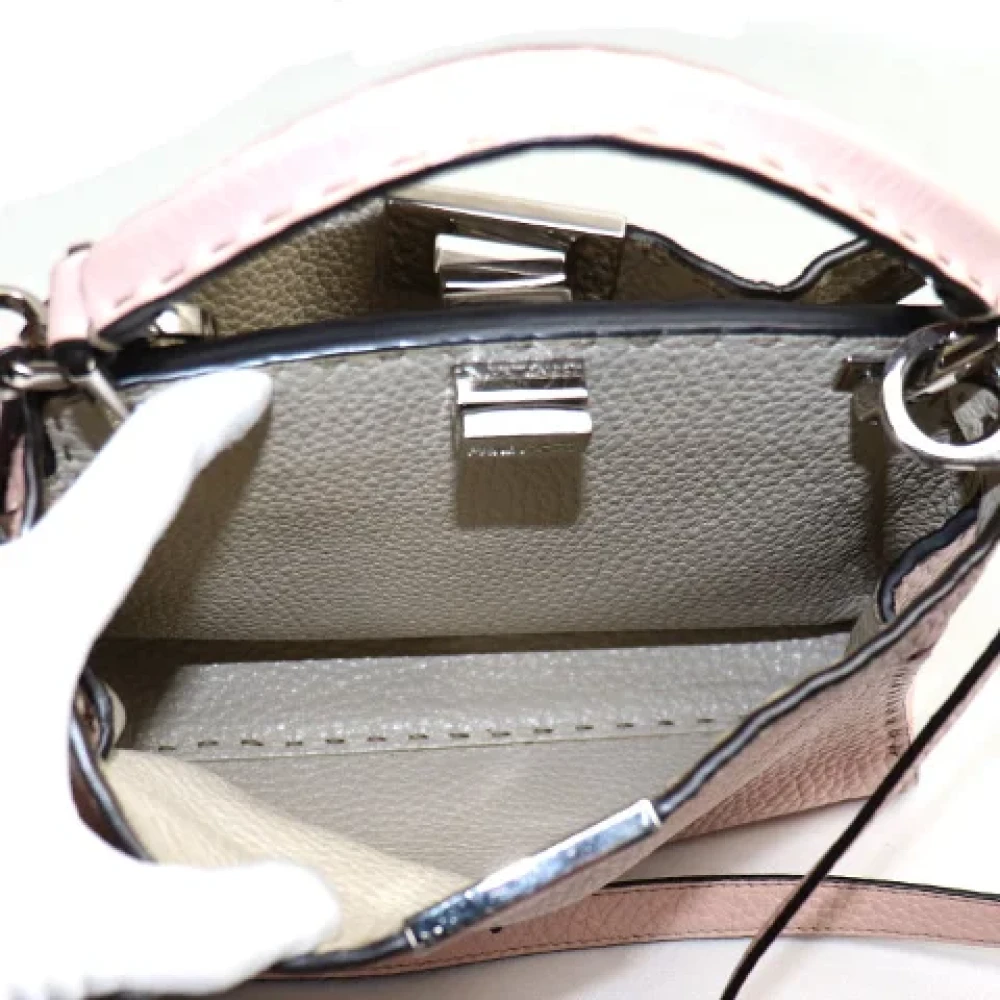 Fendi Vintage Pre-owned Leather fendi-bags Pink Dames