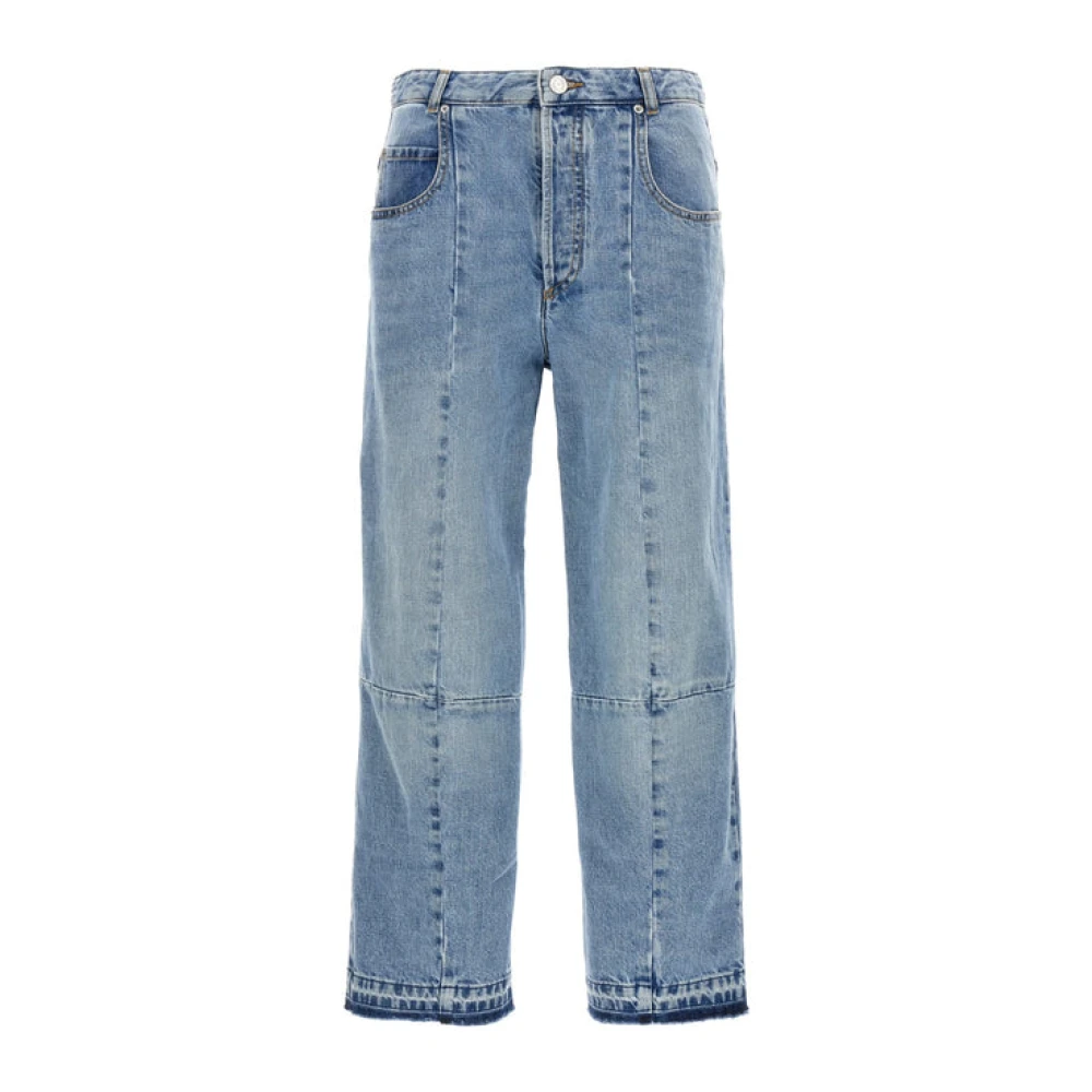 Isabel marant Najet Patchwork Denim Jeans Blue Dames