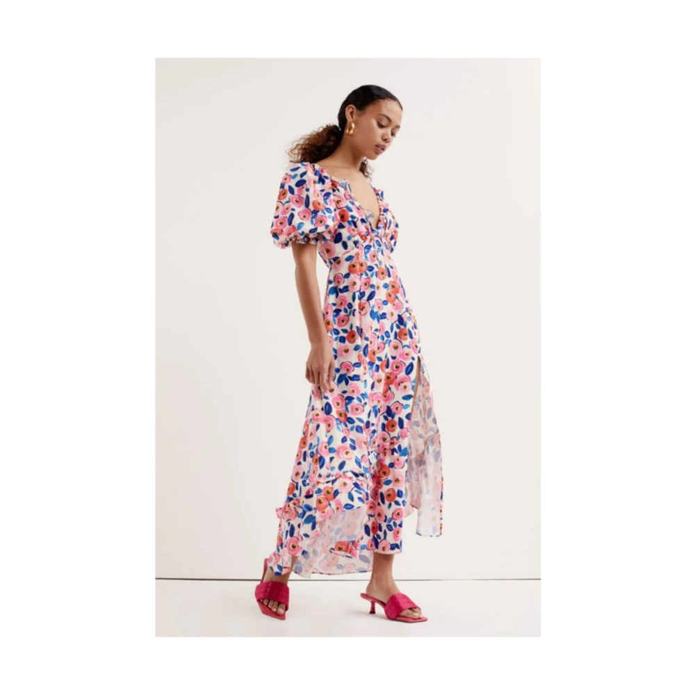 For Love & Lemons Maxi Jurk Blue Dames