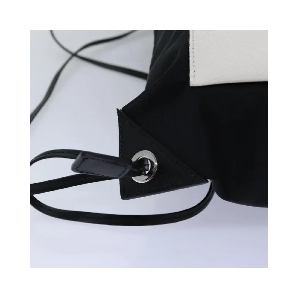 Prada Vintage Pre-owned Nylon prada-bags Black Dames