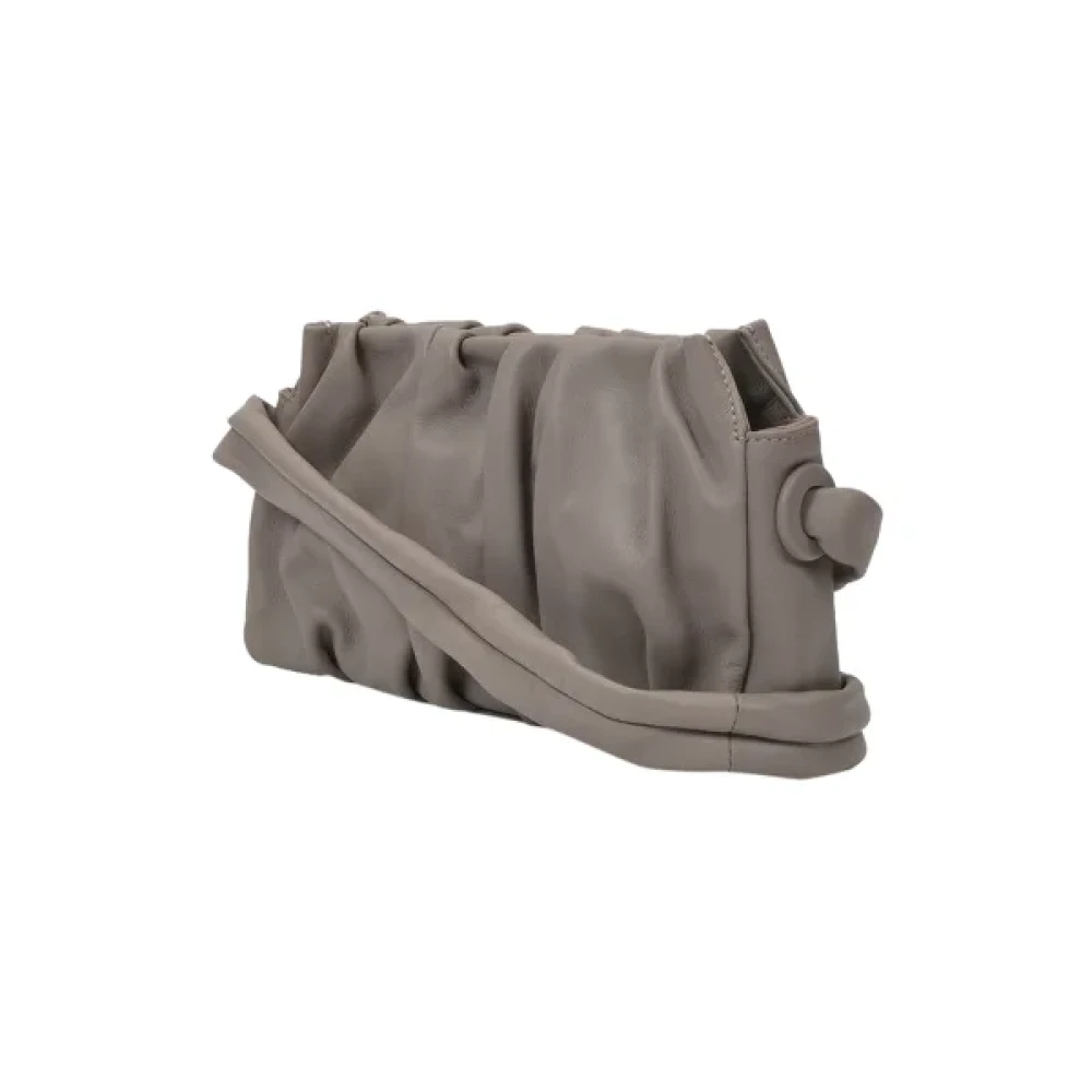 Elleme Leather shoulder-bags Gray Dames