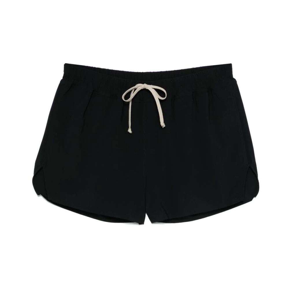 Rick Owens Zwarte strandkleding met trekkoord in de taille Black Heren