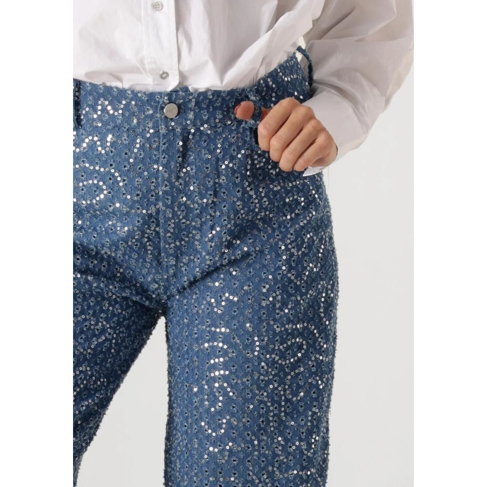Dante 6 Glitter Jeans voor Dames Blauw Blue Dames