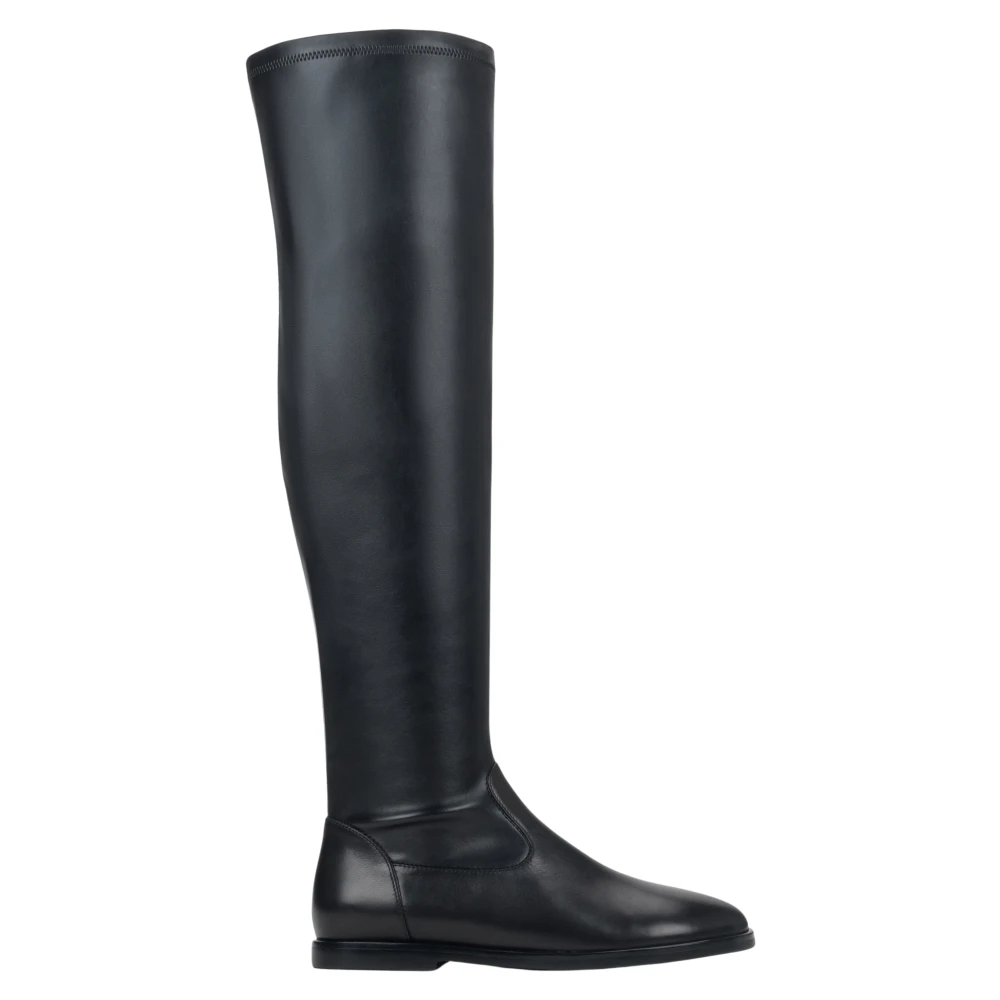 Estro Black Over-The-Knee Boots, Female, 4 Uk, Over-The-Knee Boots