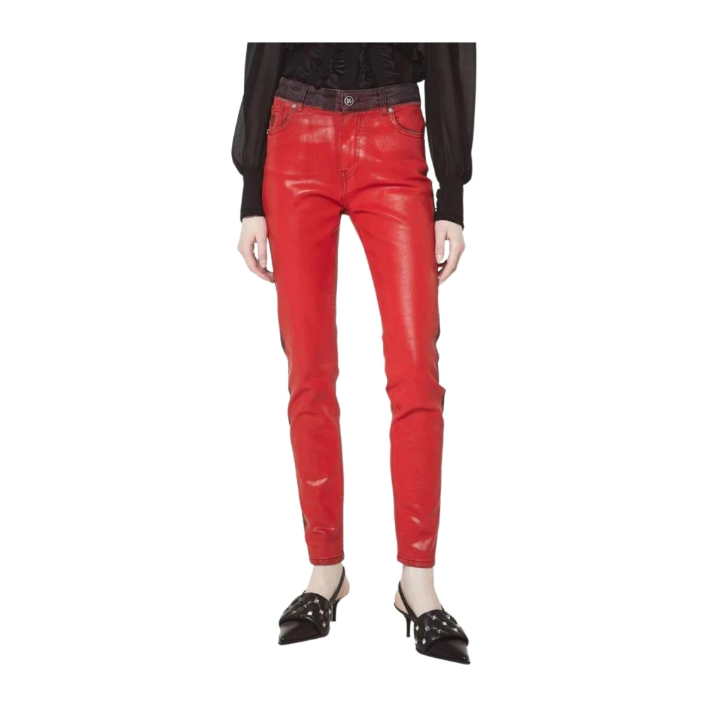 John Richmond Blank Effekt Richmond Jeans Rwa22220Je RED Red, Dam