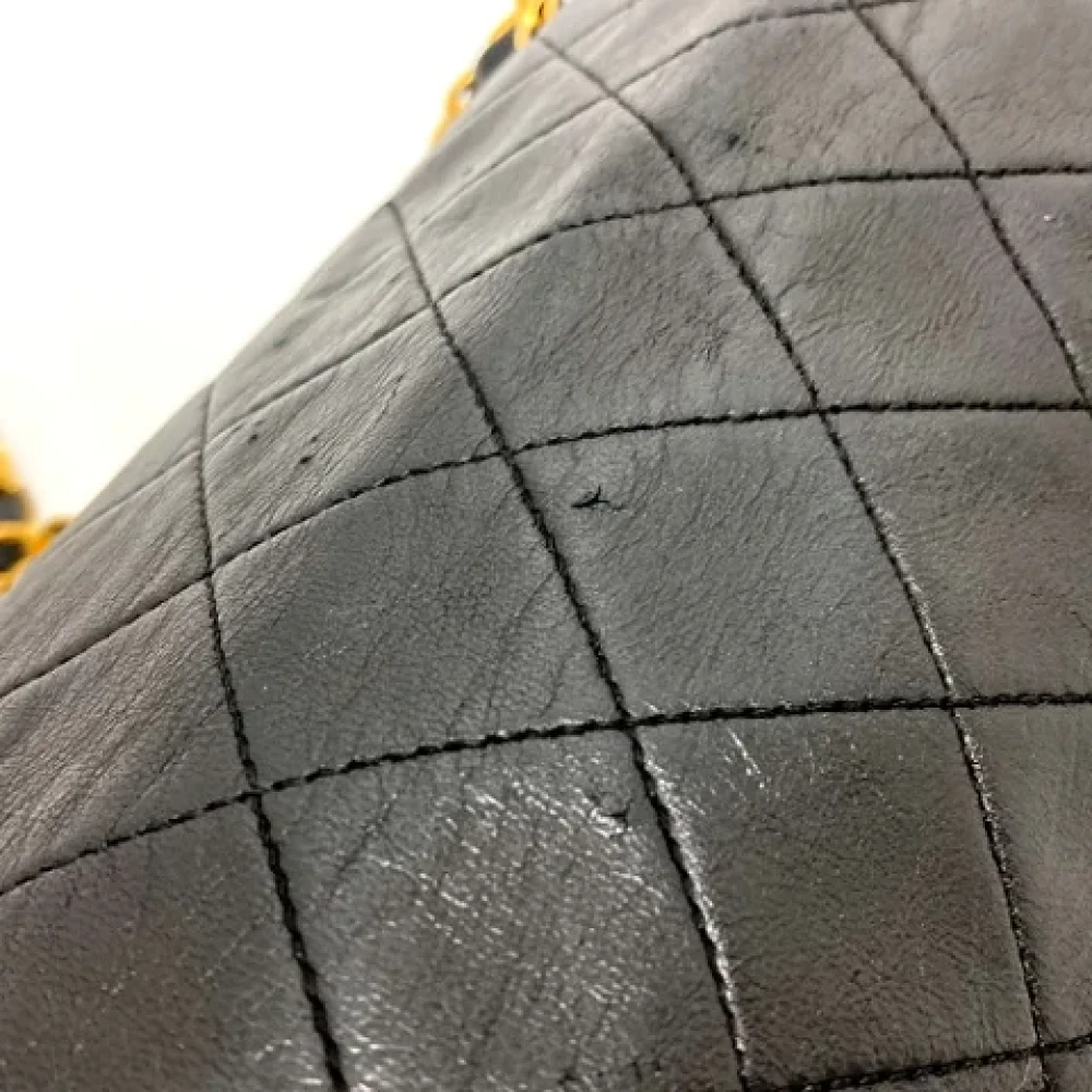 Chanel Vintage Pre-owned Leather chanel-bags Black Dames