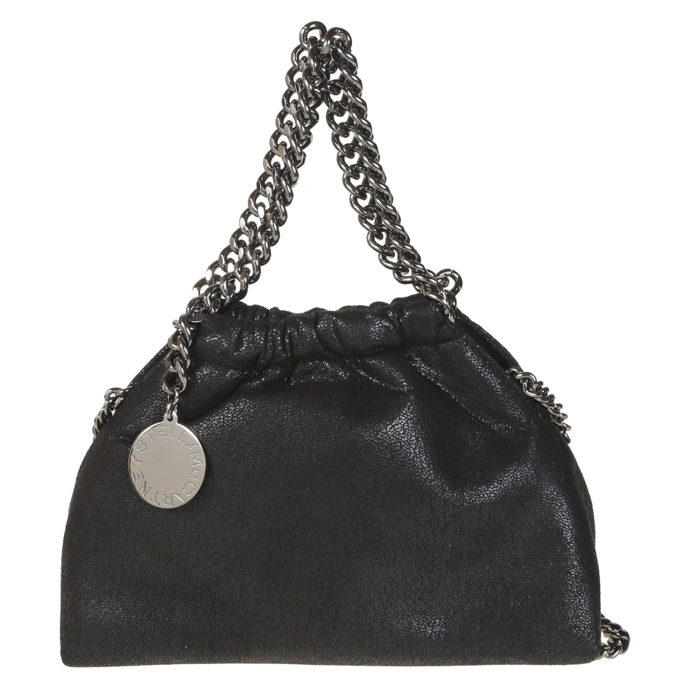 Stella Mccartney Donna Nero - Borsa A Tracolla Mini Con Coulisse Falabella - Bags - One Size