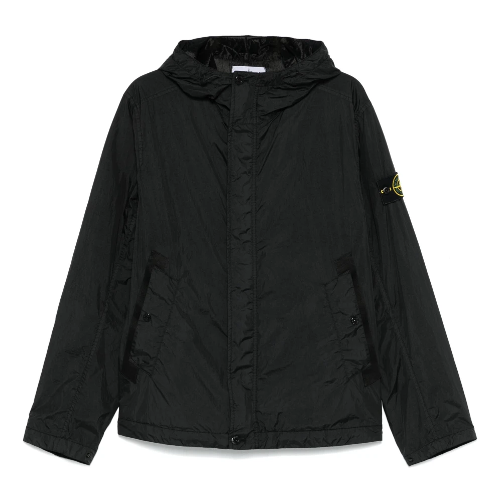 Stone Island Zwarte Casual Kleding voor Mannen Black Heren