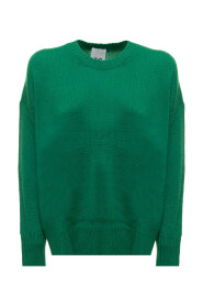 Spalten Pullover grün an