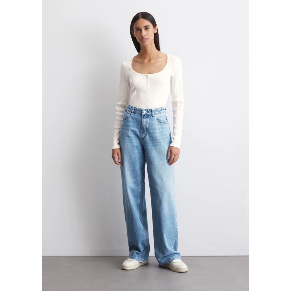Marc O'Polo Jeans model Tomma wide Blue Dames