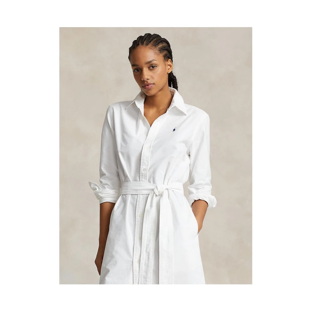 Ralph Lauren Elegante Jurk voor Vrouwen White Dames