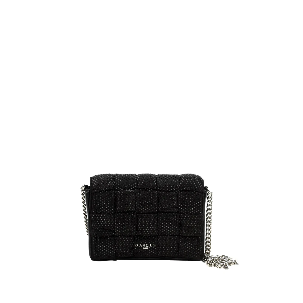 Gaëlle Paris Zwarte Schoudertas Elegant Modern Functioneel Black Dames