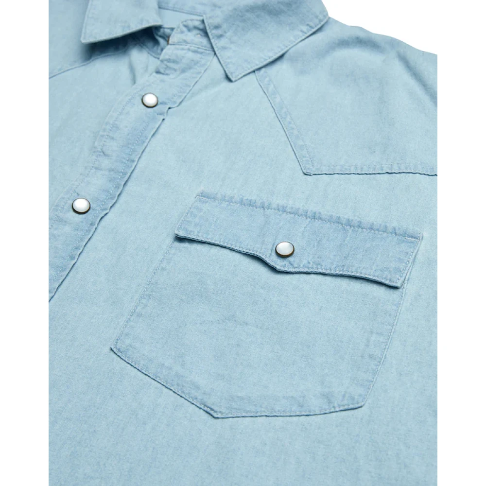 Deus Ex Machina Wenders Chambray Shirt voor Vrouwen Blue Dames