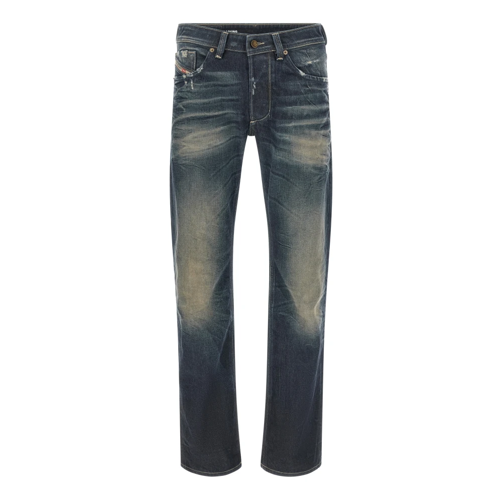 Diesel Blue Straight Fit Jeans, Male, W32, 1985 Larkee Jeans
