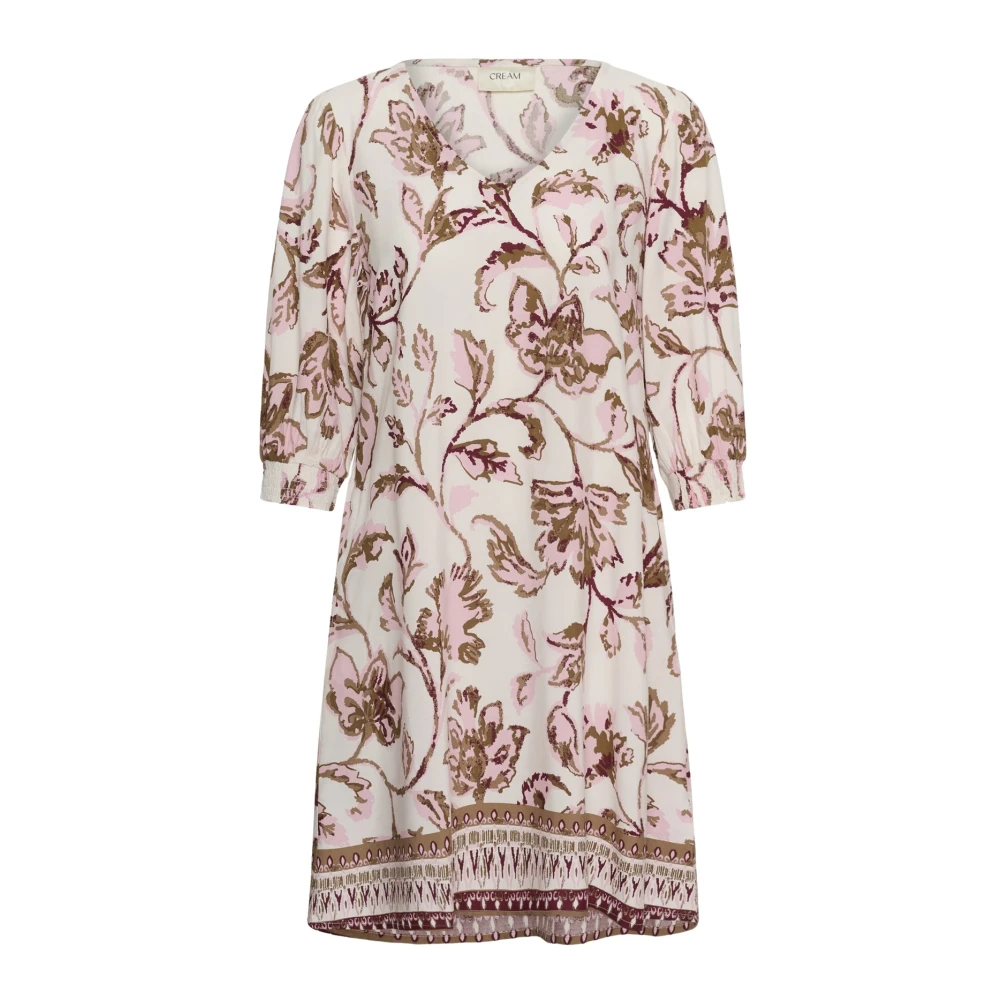 Cream Pink Short Dresses - Female - Short Dresses - 3XL - Dresses