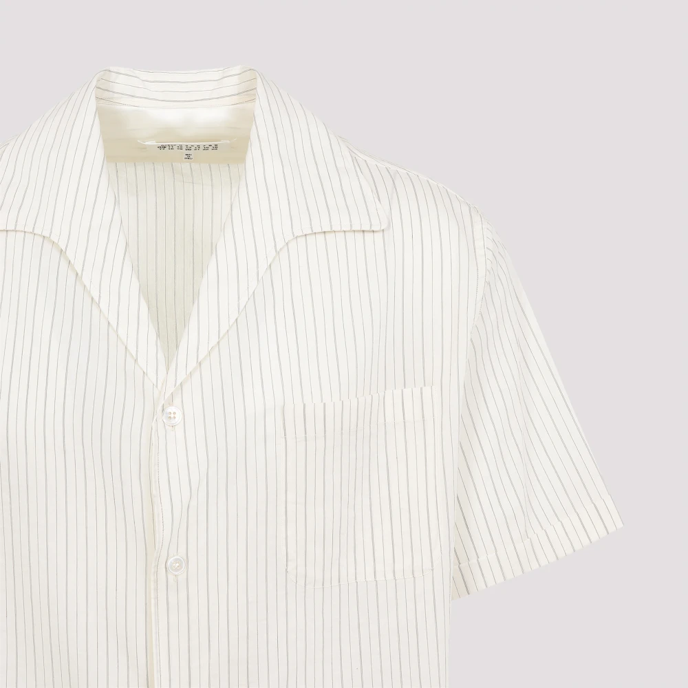 Maison Margiela Casual Katoenen Overhemd voor Mannen Beige Heren