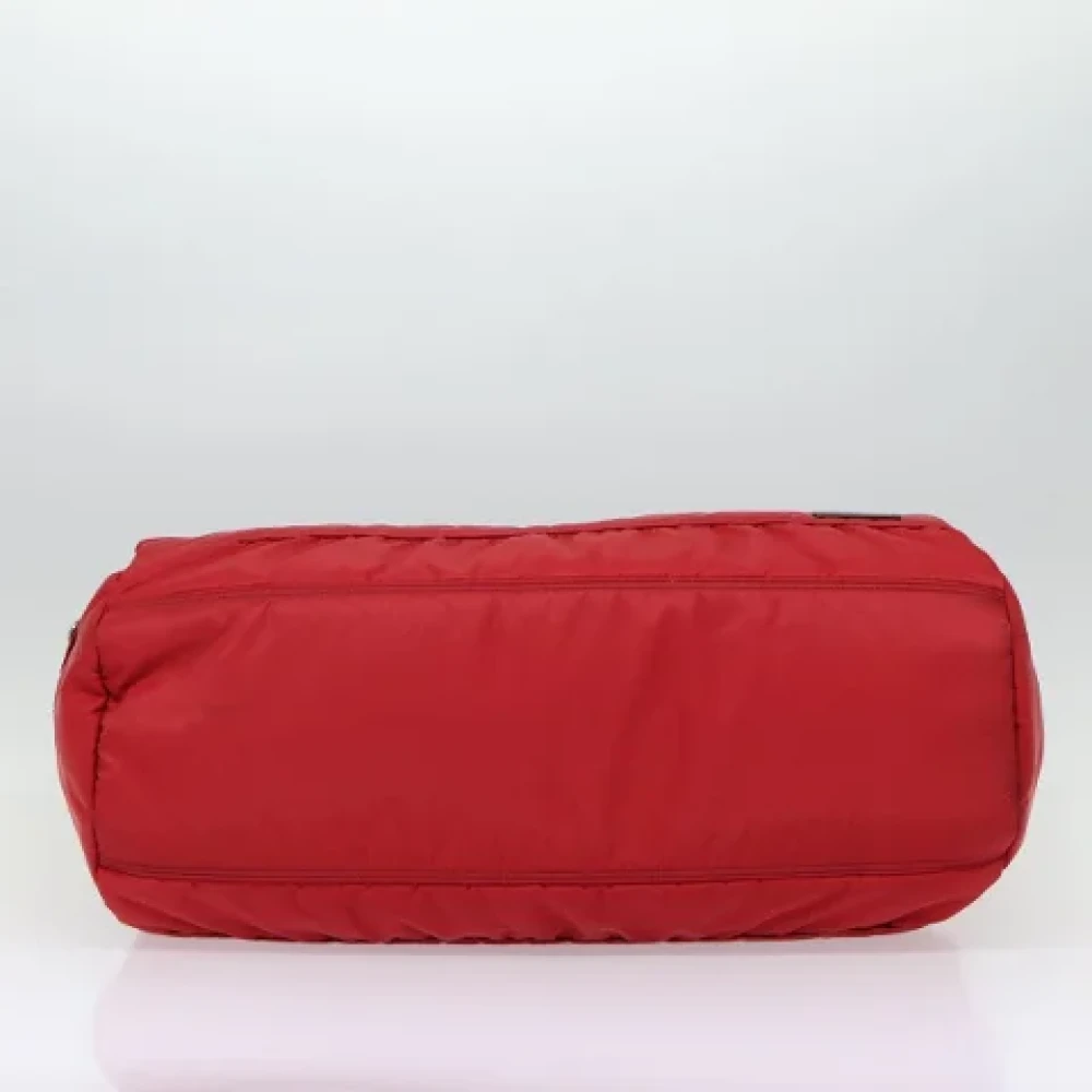 Burberry Vintage Pre-owned Nylon travel-bags Red Dames