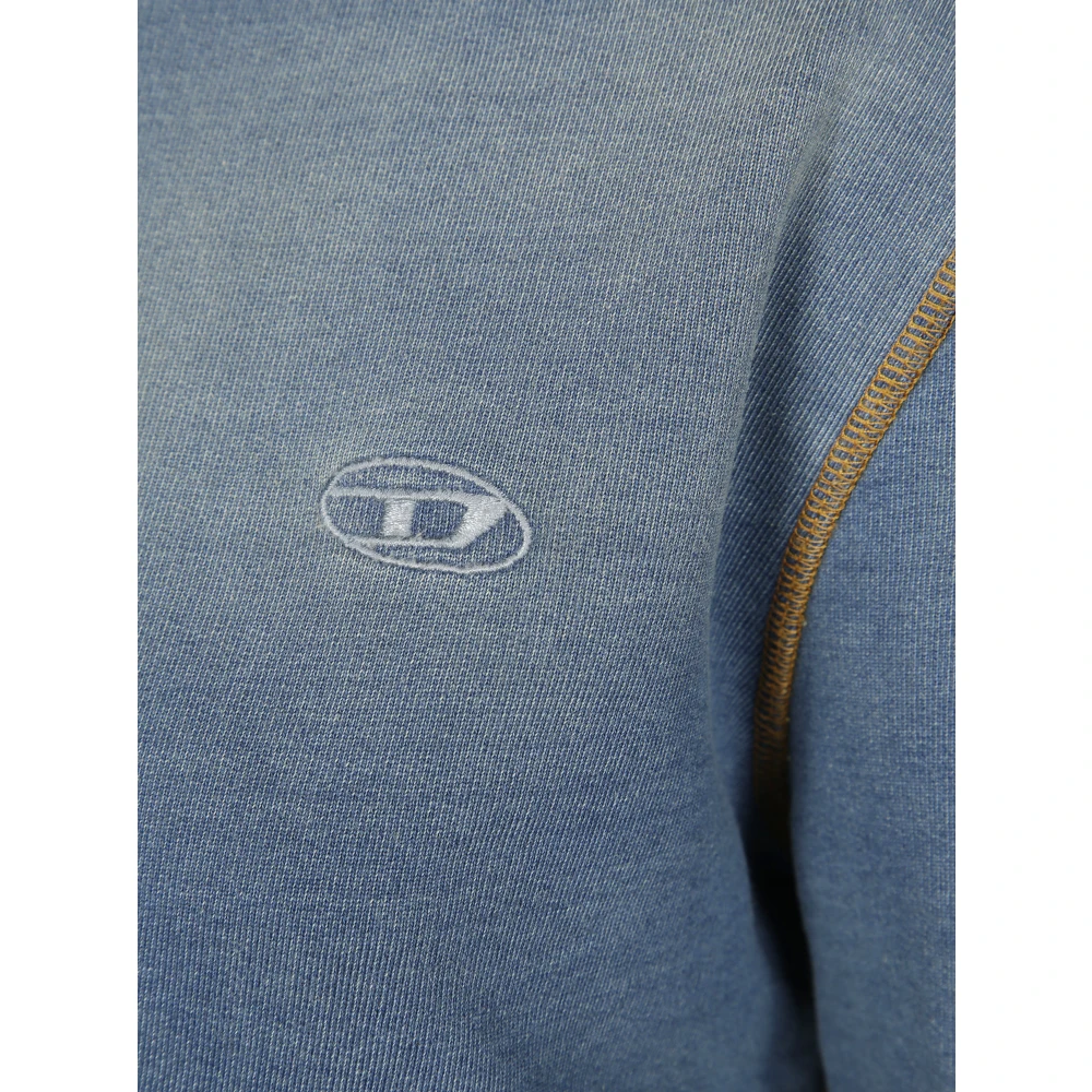 Diesel Slanke Hoodie Blue Dames