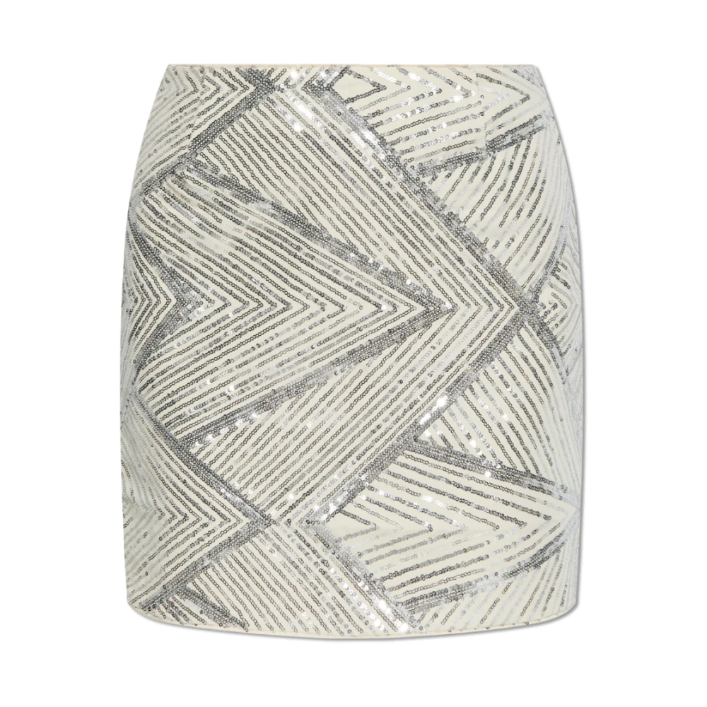 Gestuz Paillettenrok Gentagz Beige Dames