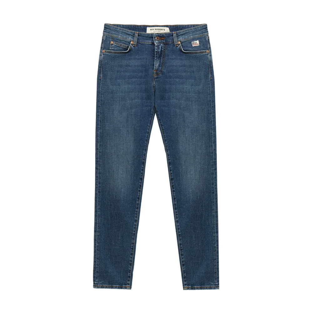 Roy Roger's Men's Blue 517 Slim Jeans - Slim Fit Jeans - W32 - Jeans