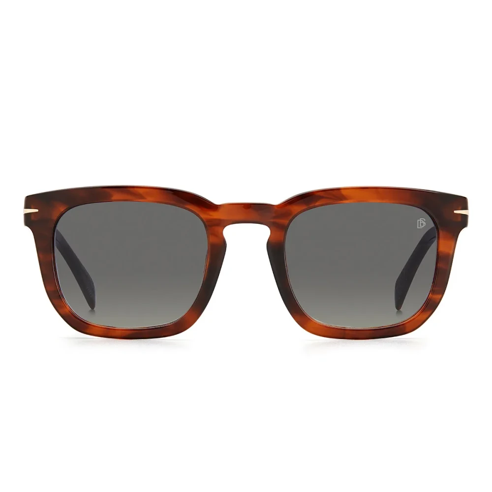 Eyewear By David Beckham Unisex Marrone Occhiali Da Sole Stile Vintage Db7076/S Ex4 - Immagine 1
