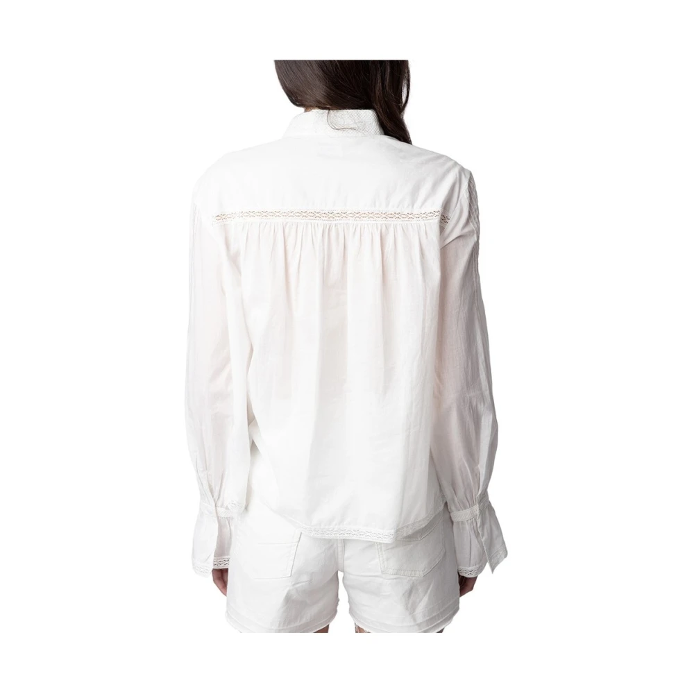 Zadig & Voltaire Chic Men's Shirt White Dames