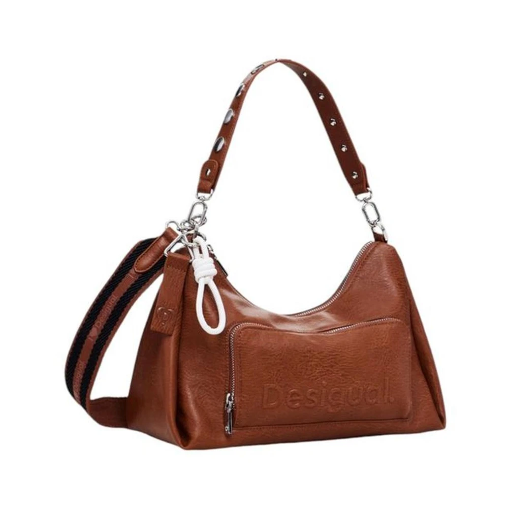 Desigual Elegante Bruine Handtas Dames Collectie Brown Dames