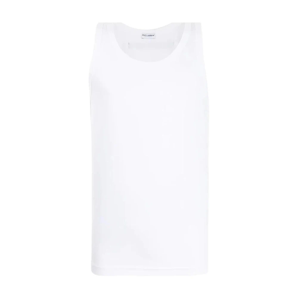 Dolce & Gabbana Logo Tanktop White Heren