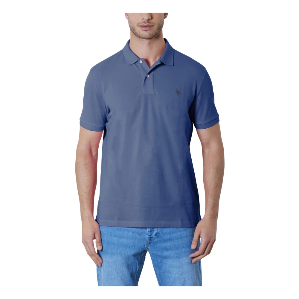 U.s. Polo Assn. Hombre Azul Camisetas, Talla: S