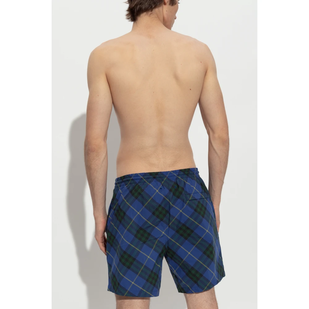 Burberry Zwembroek Blue Heren