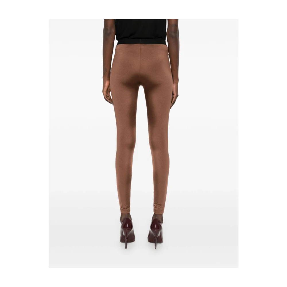 Tom Ford Aarde Bruine Skinny Cut Broek Beige Dames