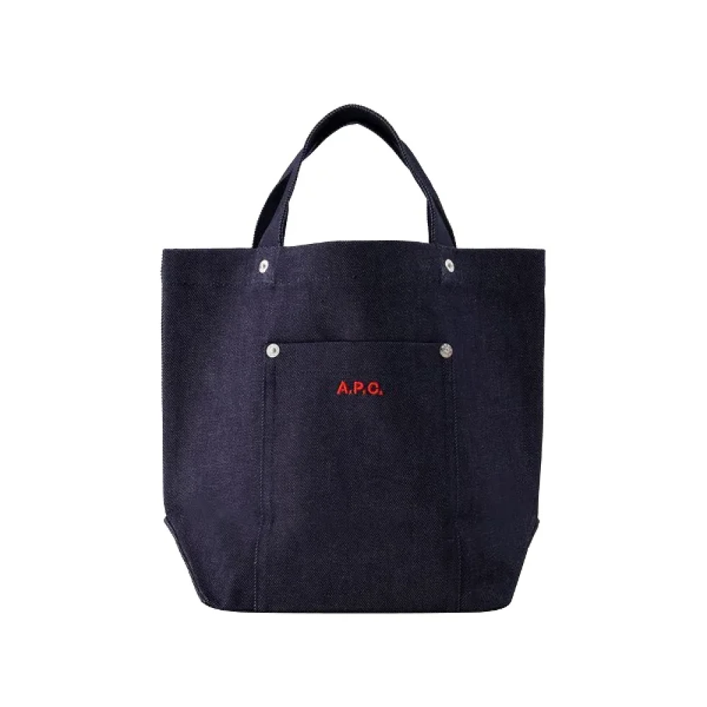 A.p.c. Cotton handbags Blue Dames