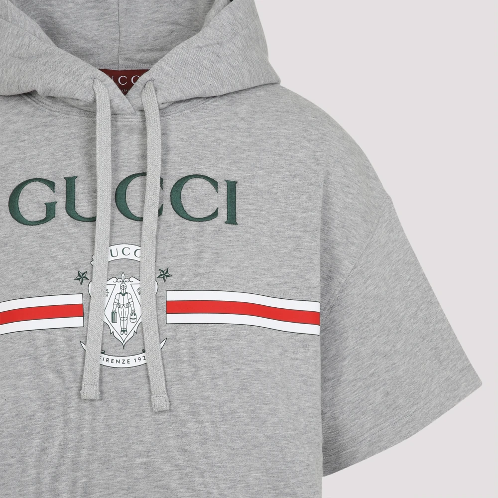 Gucci Stijlvolle Hoodie Gray Dames