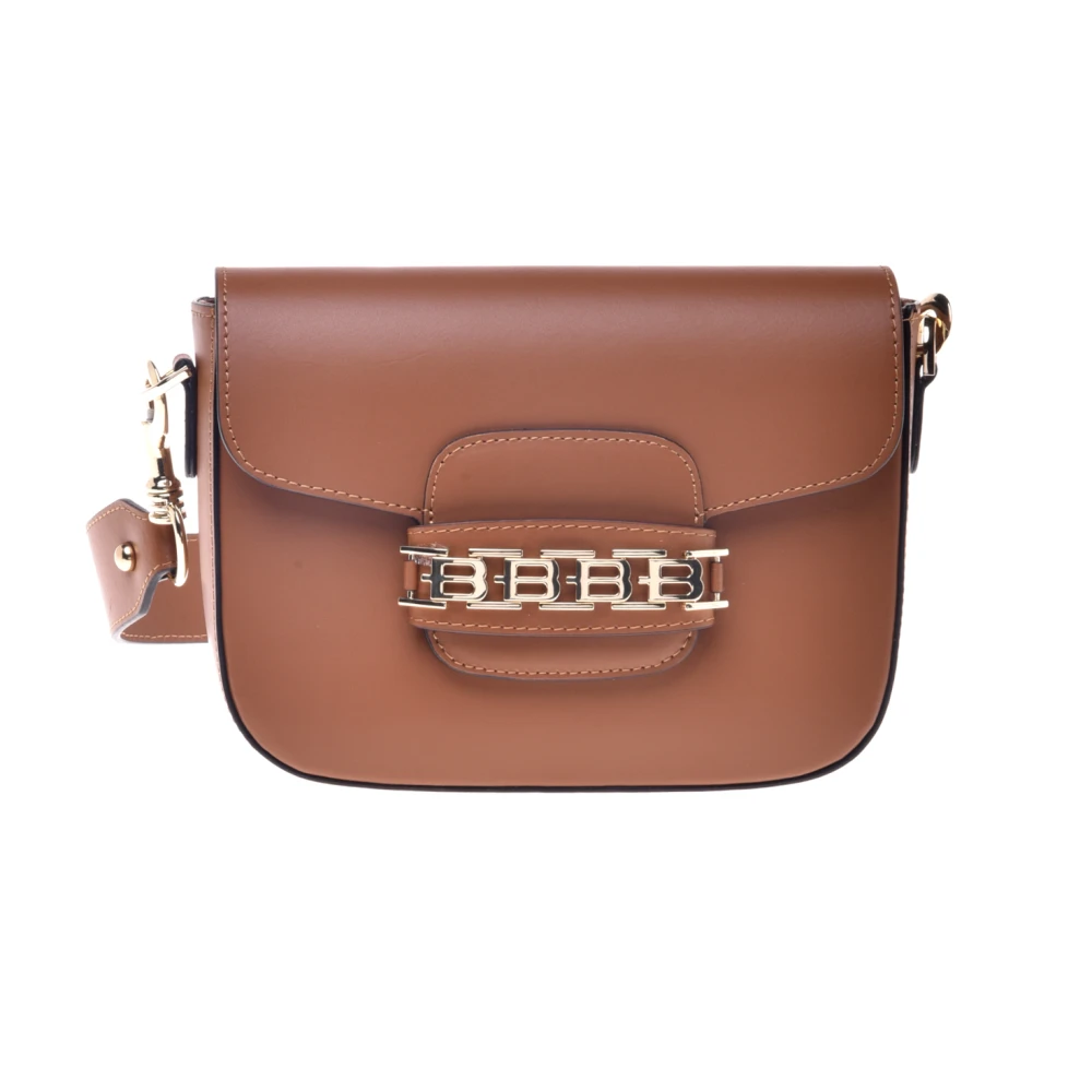 Baldinini Brown calfLeather shoulder bag Brown, Dam