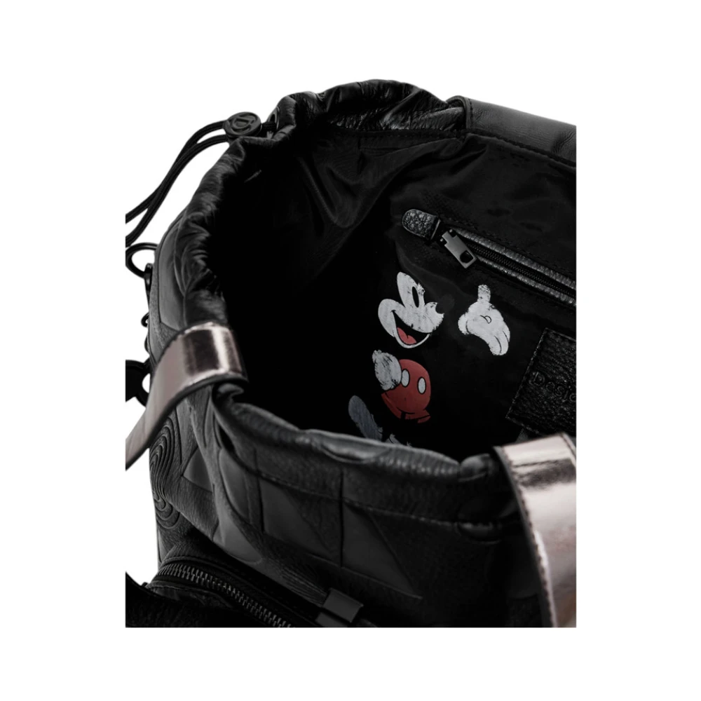 Desigual Stijlvolle Rugzak voor Dagelijks Gebruik Black Dames