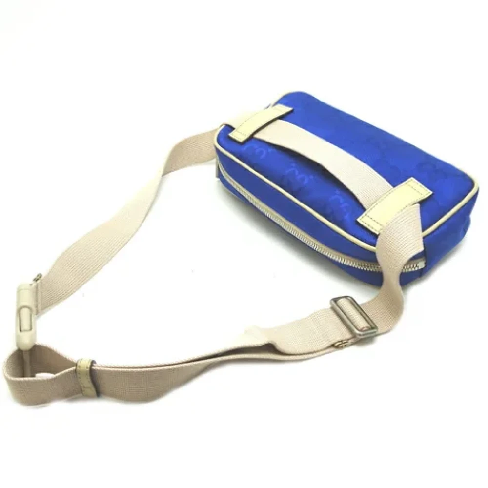 Gucci Vintage Pre-owned Canvas gucci-bags Blue Dames