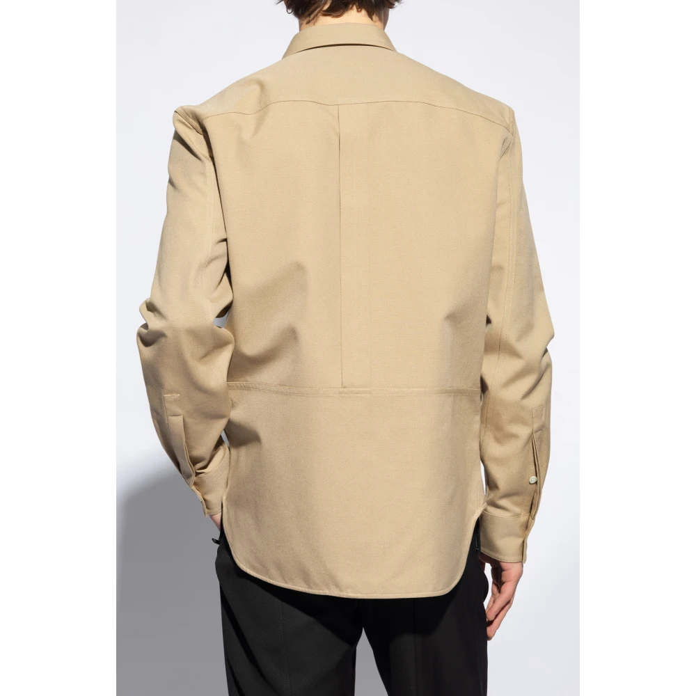 alexander mcqueen Katoenen shirt Beige Heren