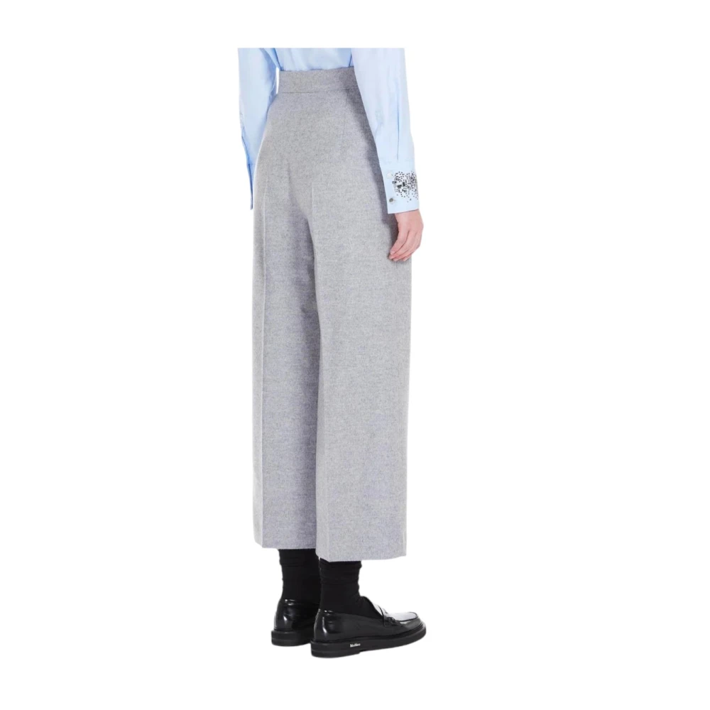 Max Mara Studio Elegante Zwarte Broek voor Vrouwen Gray Dames