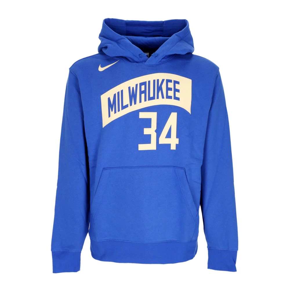 Nike Giannis Antetokounmpo City Edition Club Hoodie Blue, Herr