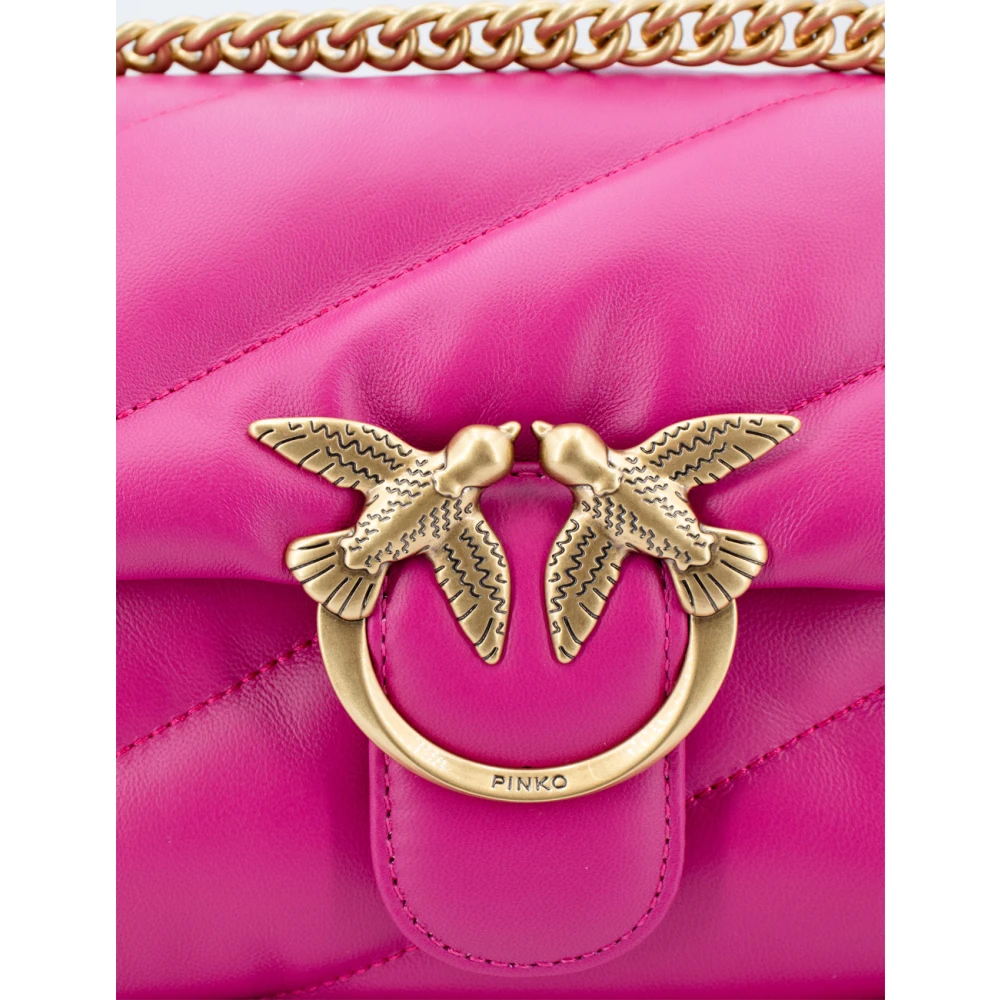 pinko Klassieke Love Bag Puff Pink Dames