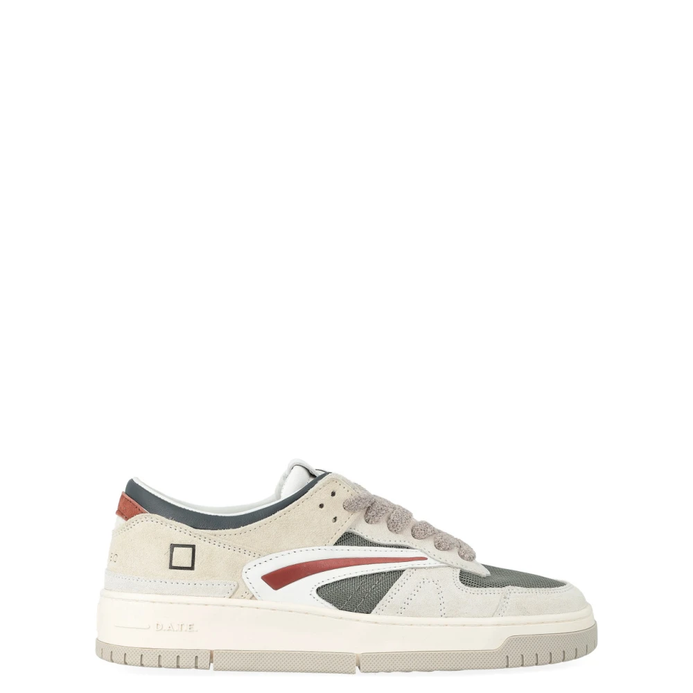 D.a.t.e. Men's Beige Torneo Pop Sneaker - Sneakers - 7 Uk - Shoes