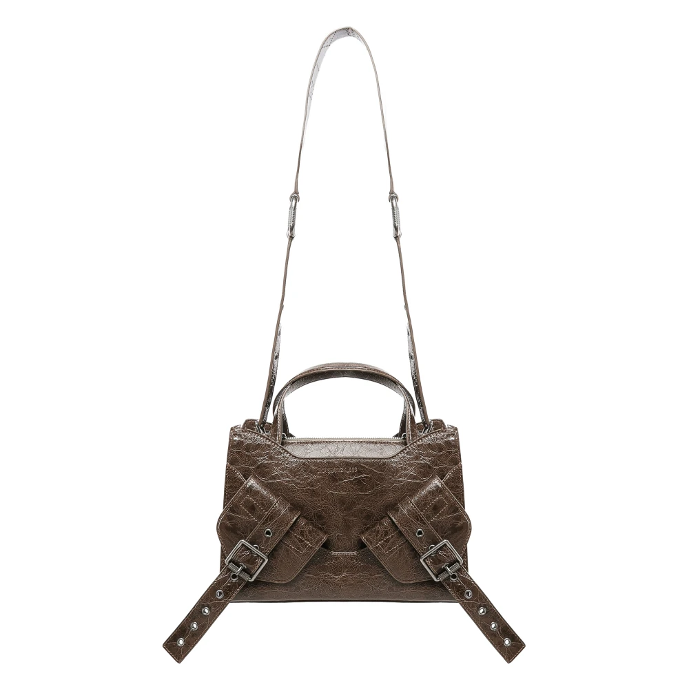 Biasia Vintage Bruine Schoudertas Brown Dames